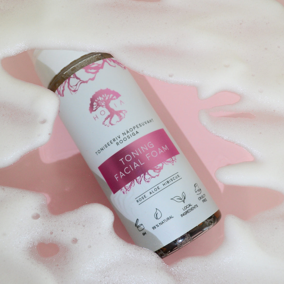 Tonisierender Gesichtsschaum, 150 ml – Detailansicht 2