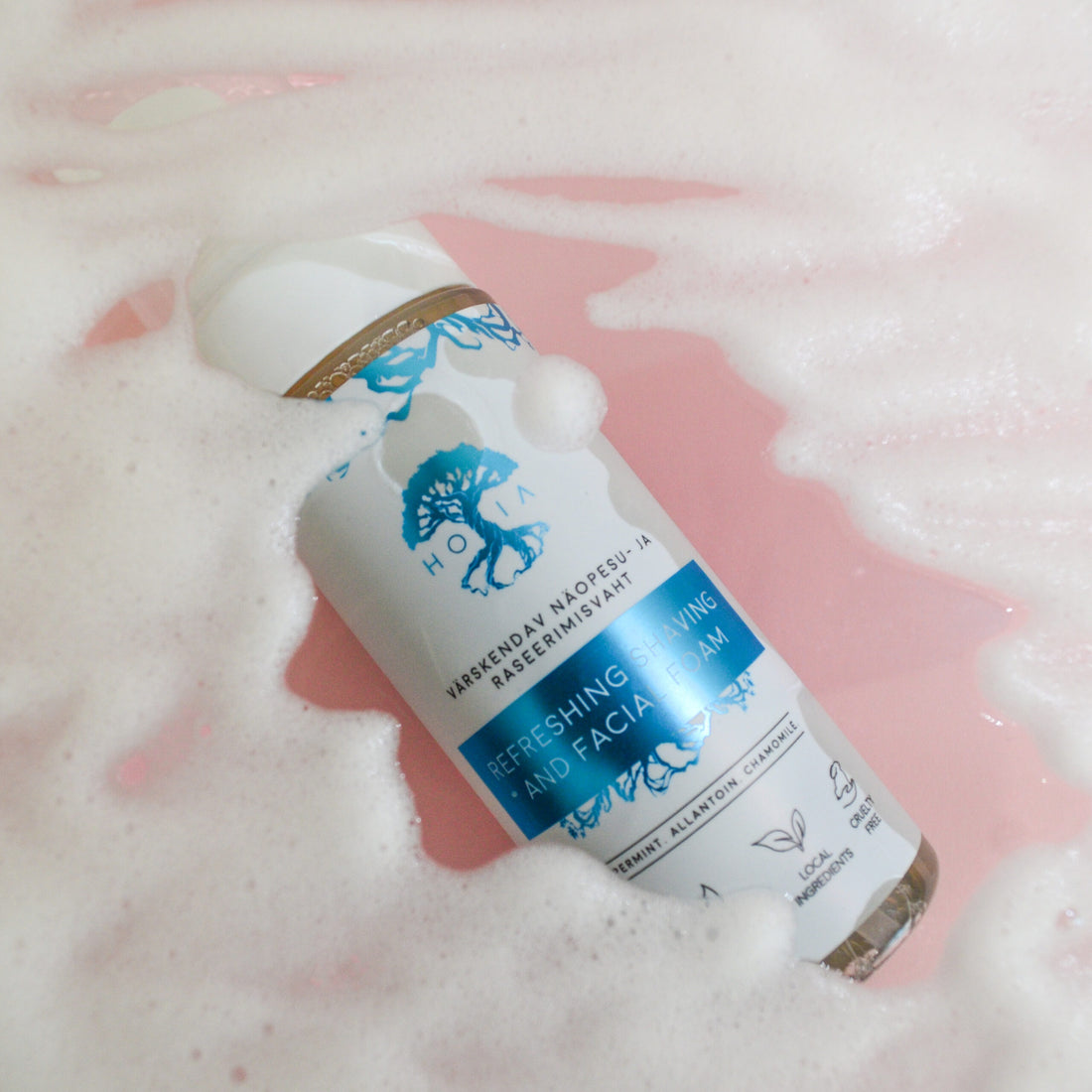 Erfrischender Rasier- und Gesichtsschaum, 150 ml – Detailansicht 2