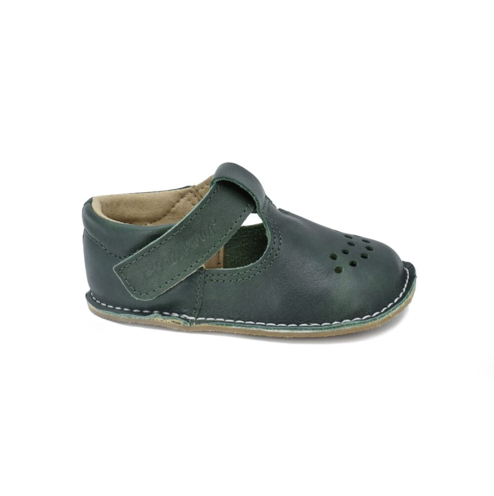 Lusti Kinder – Lederschuhe – Dunkelgrün