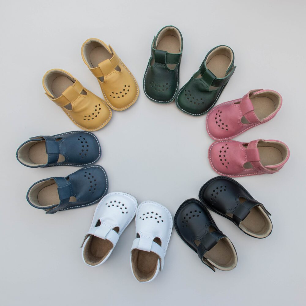 Lusti Kinder – Lederschuhe – Weiß – Detailansicht 3