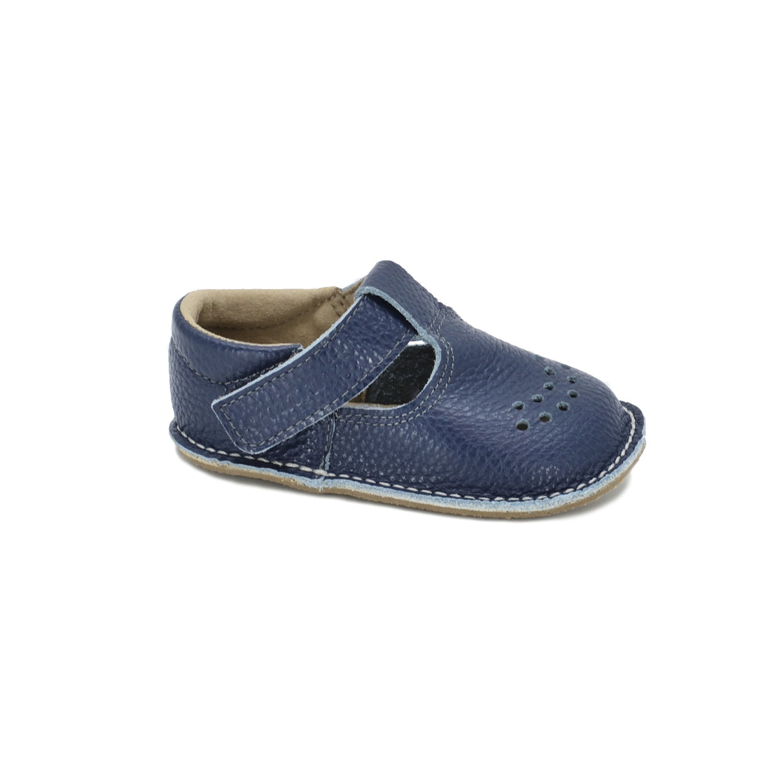 Lusti Kinder – Lederschuhe – Dunkelblau – Detailansicht 1