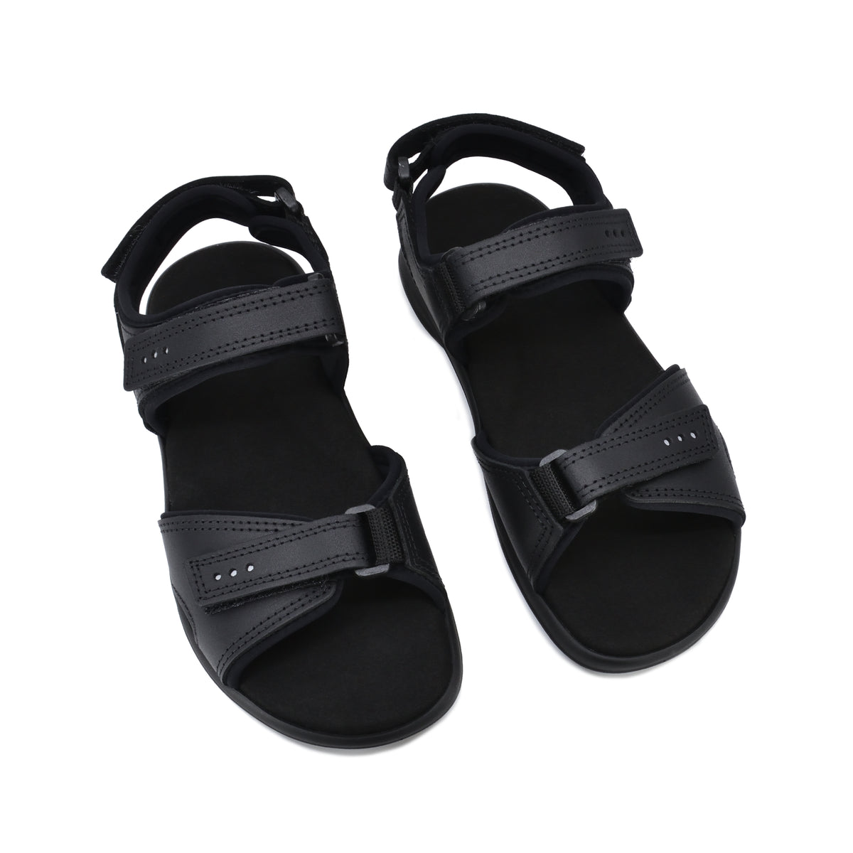 Liiva Damen Leder Sandalen – Schwarz
