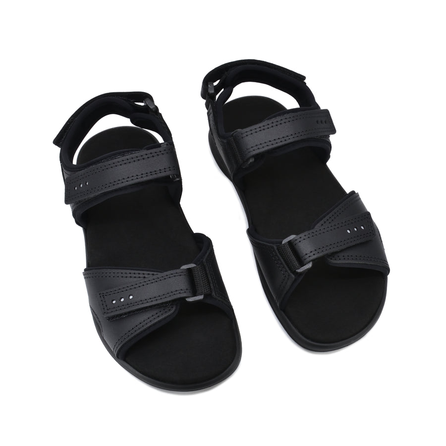 Liiva Damen Leder Sandalen – Schwarz