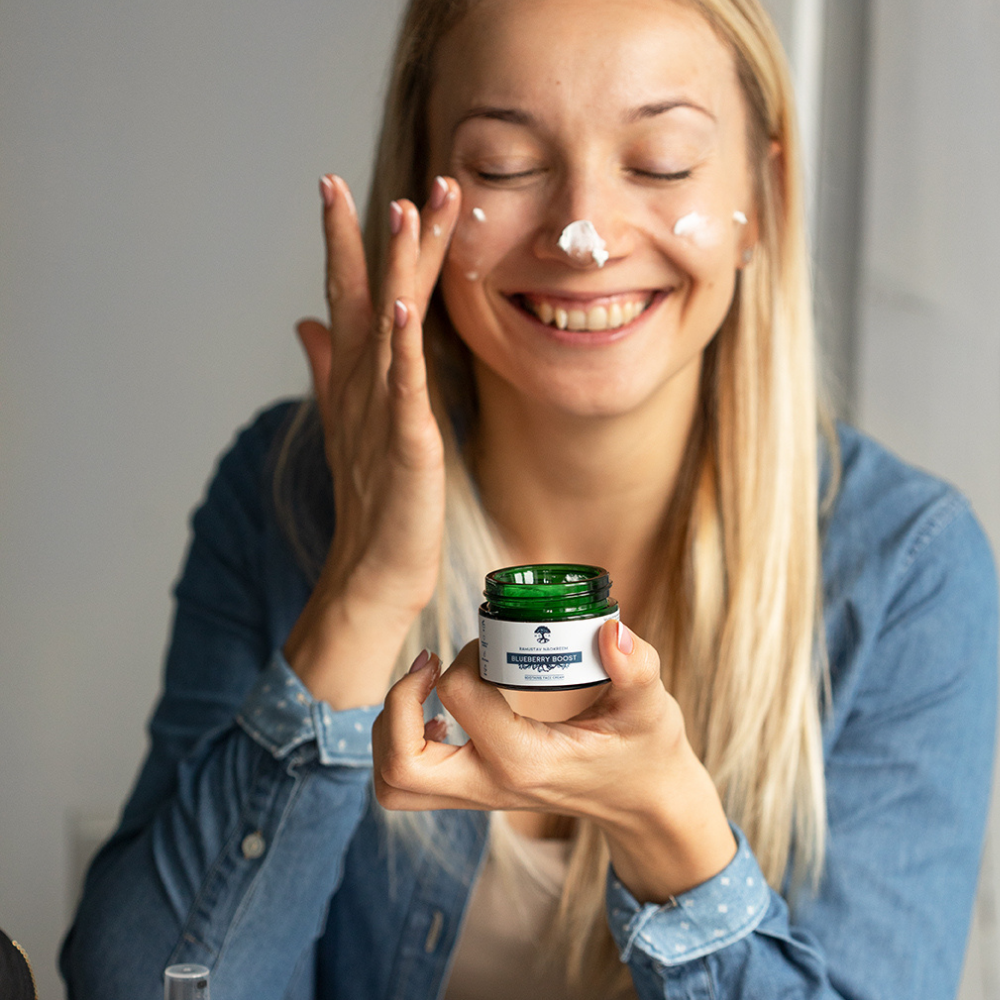 Beruhigende Gesichtscreme Heidelbeere Boost, 30 ml – Detailansicht 1