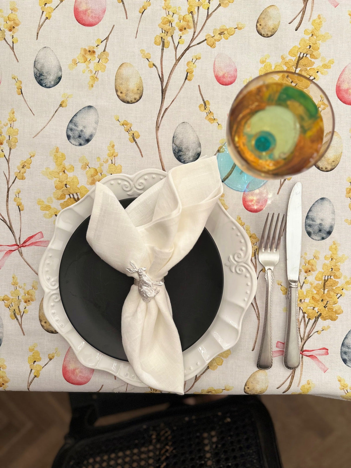 Rechteckige Tischdecke – Easter Happy – Produktansicht 2