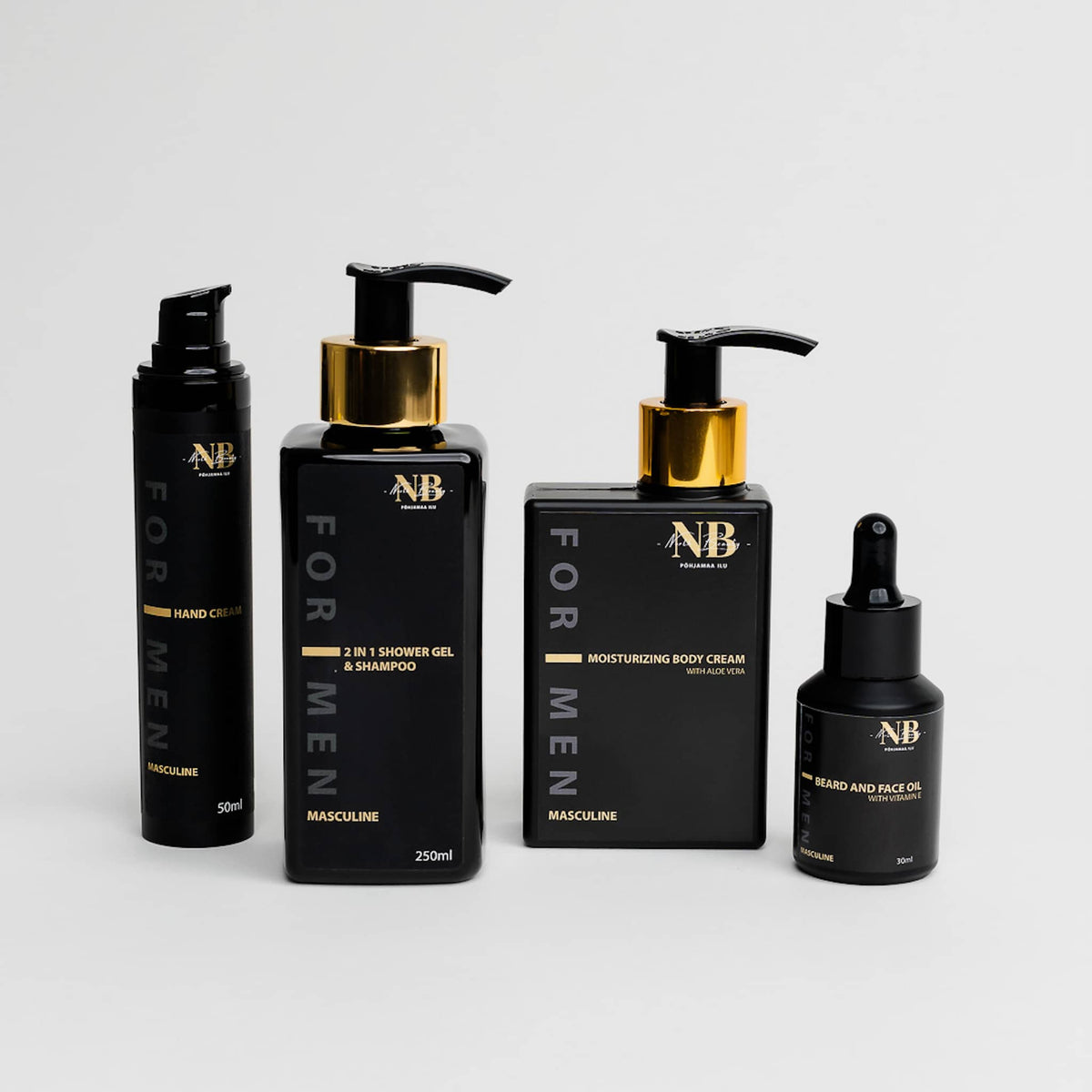 Gesichts- und Bartöl für Herren mit Vitamin E, 30 ml – Produktansicht 2