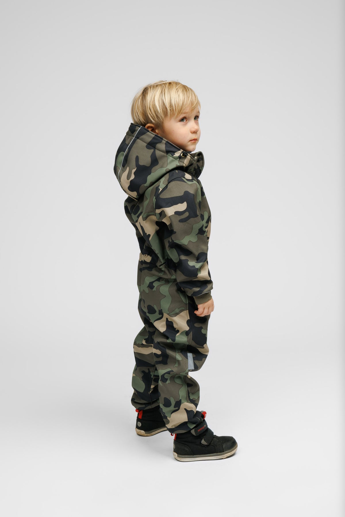 Kinder-Softshell-Overall MOSS – Produktansicht 3