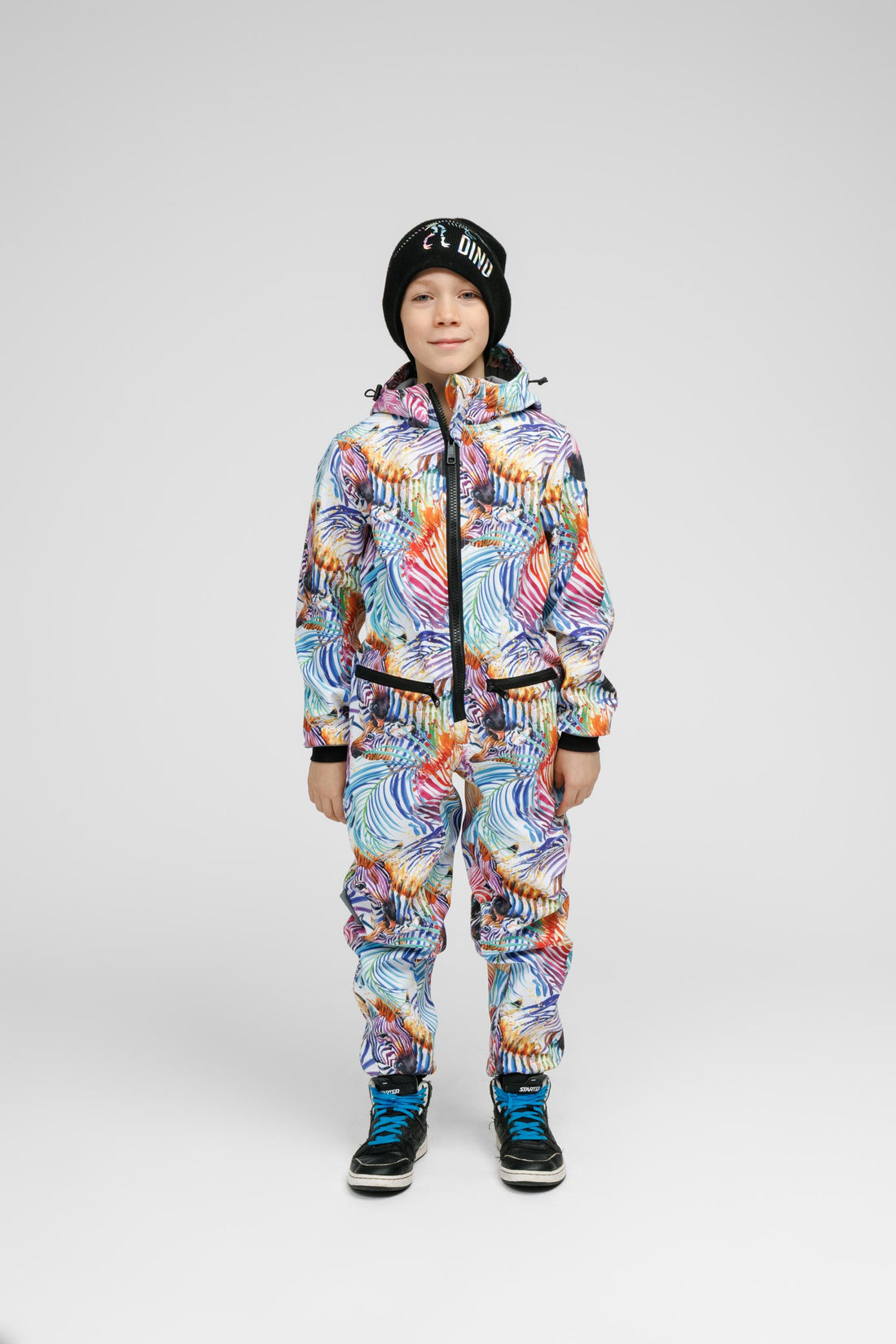 Kinder-Softshell-Overall RAINBOW – Detailansicht 3
