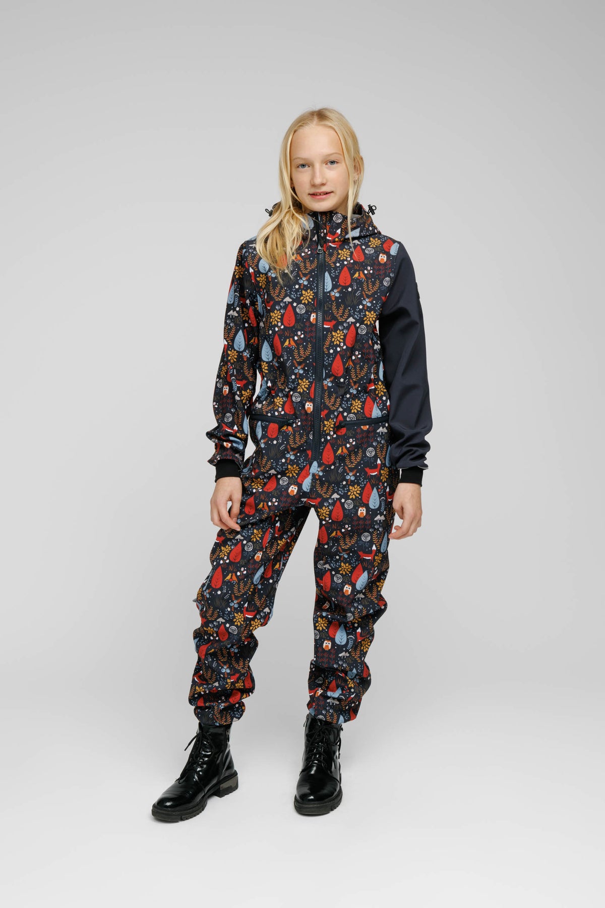 Kinder-Softshell-Overall FOREST – Produktansicht 4