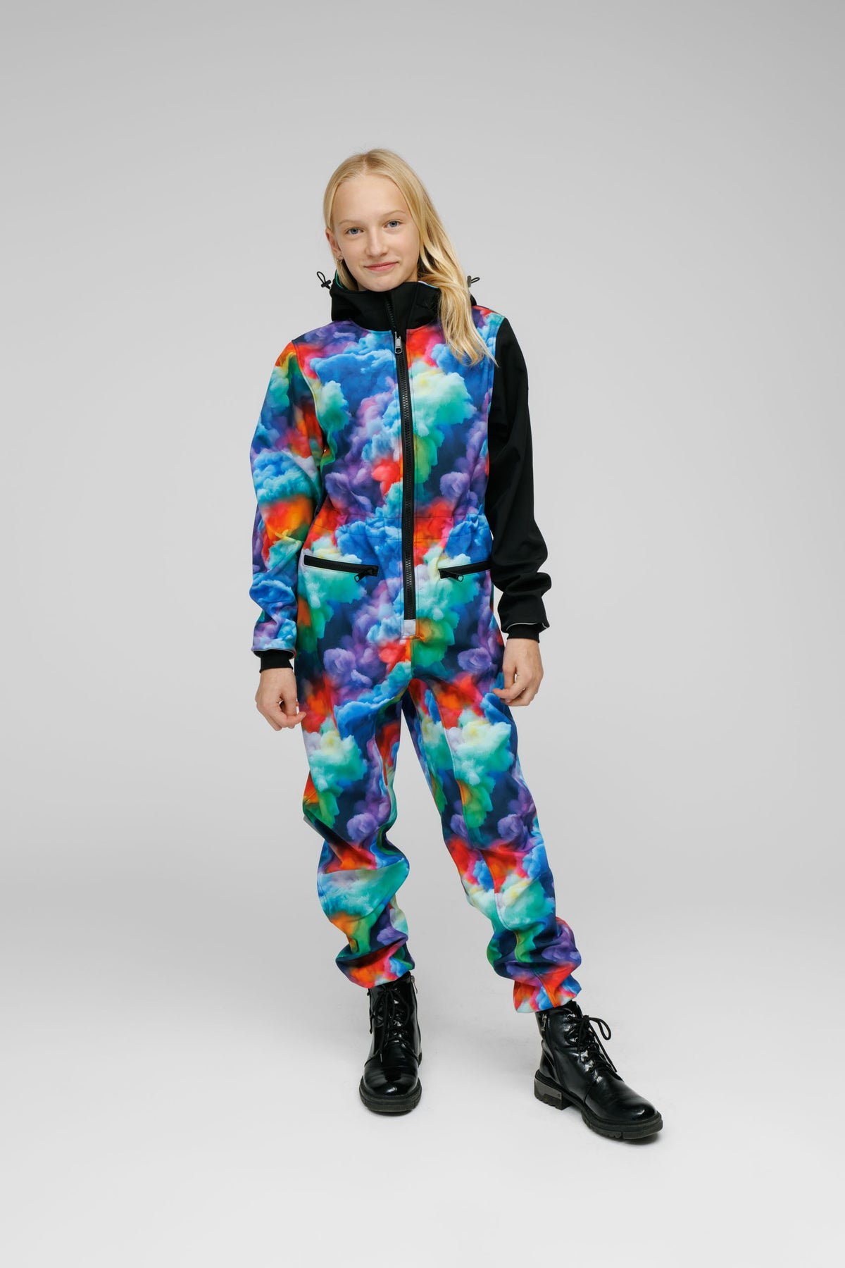 Kinder-Softshell-Overall CLOUD – Produktansicht 4