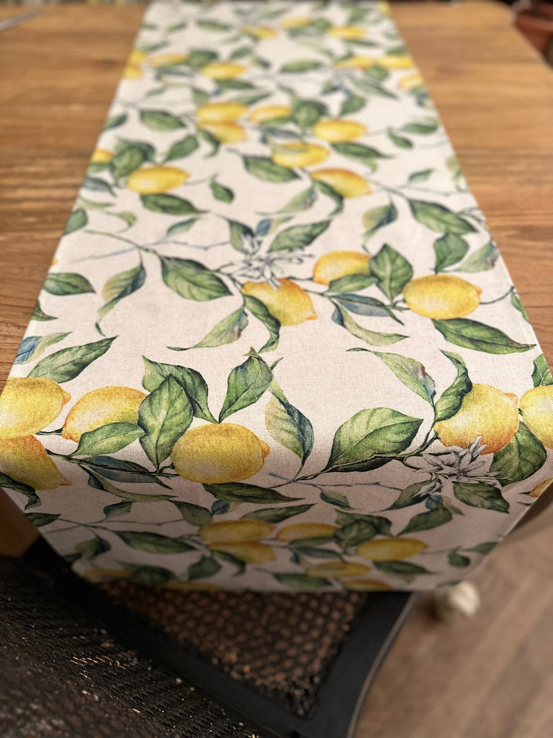 Tischläufer – Lemon Linen – Detailansicht 2