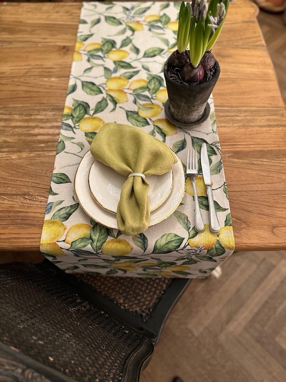 Tischläufer – Lemon Linen – Produktansicht 2