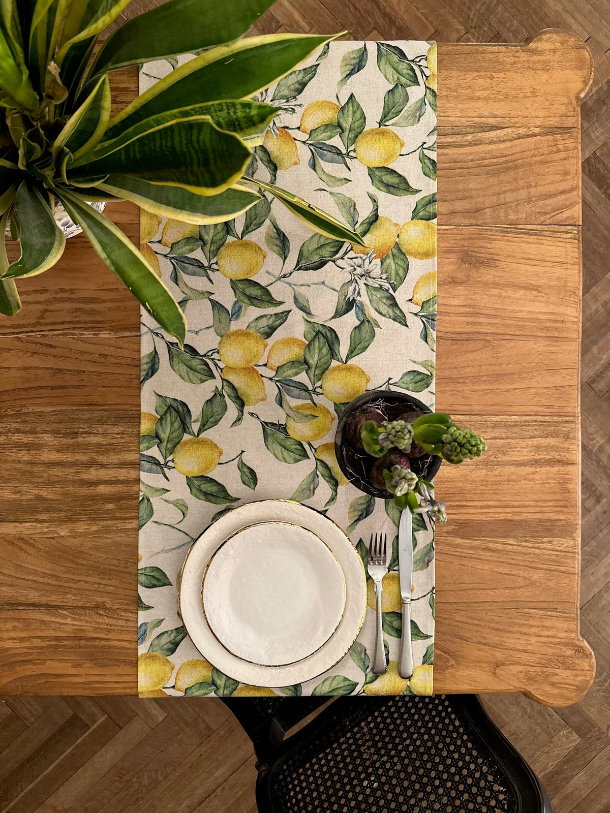 Tischläufer – Lemon Linen – Produktansicht 3