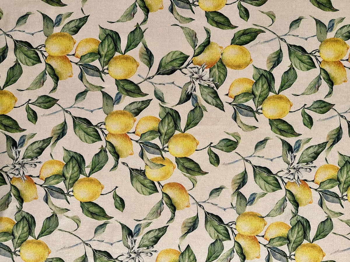 Rechteckige Tischdecke – Lemon Linen – Produktansicht 2