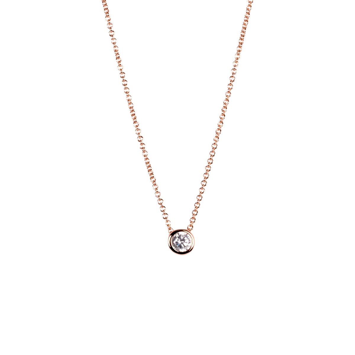 Illumi Halskette – Roségold und Silber
