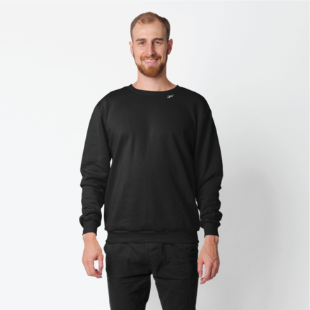 Bio-Baumwoll-Sweatshirt mit besticktem Kragen "Isa" (EE) – Produktansicht 3