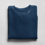 Bio-Baumwoll-Sweatshirt mit besticktem Kragen "Isa" (EE)