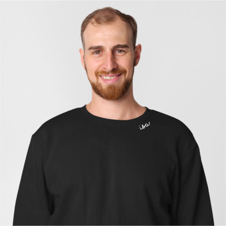 Bio-Baumwoll-Sweatshirt mit besticktem Kragen "Isa" (EE) – Detailansicht 3