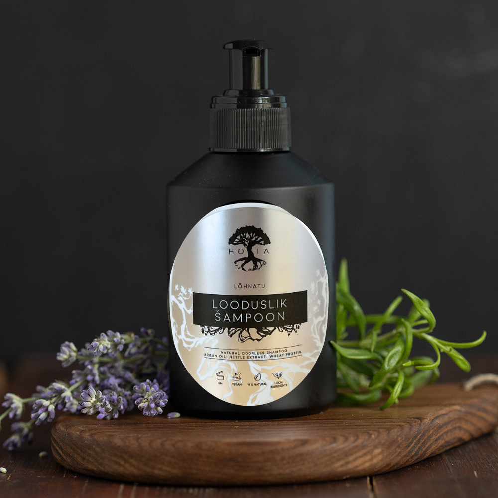 Natürliches duftfreies Shampoo, 200 ml