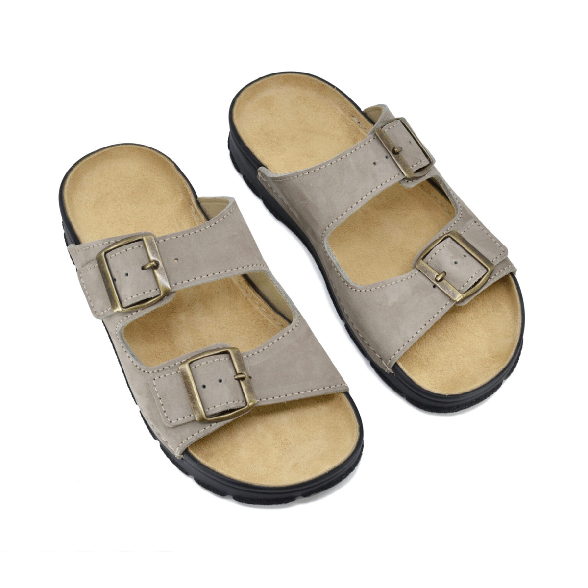 Meeliku Leder Sandalen – Grau – Produktansicht 2