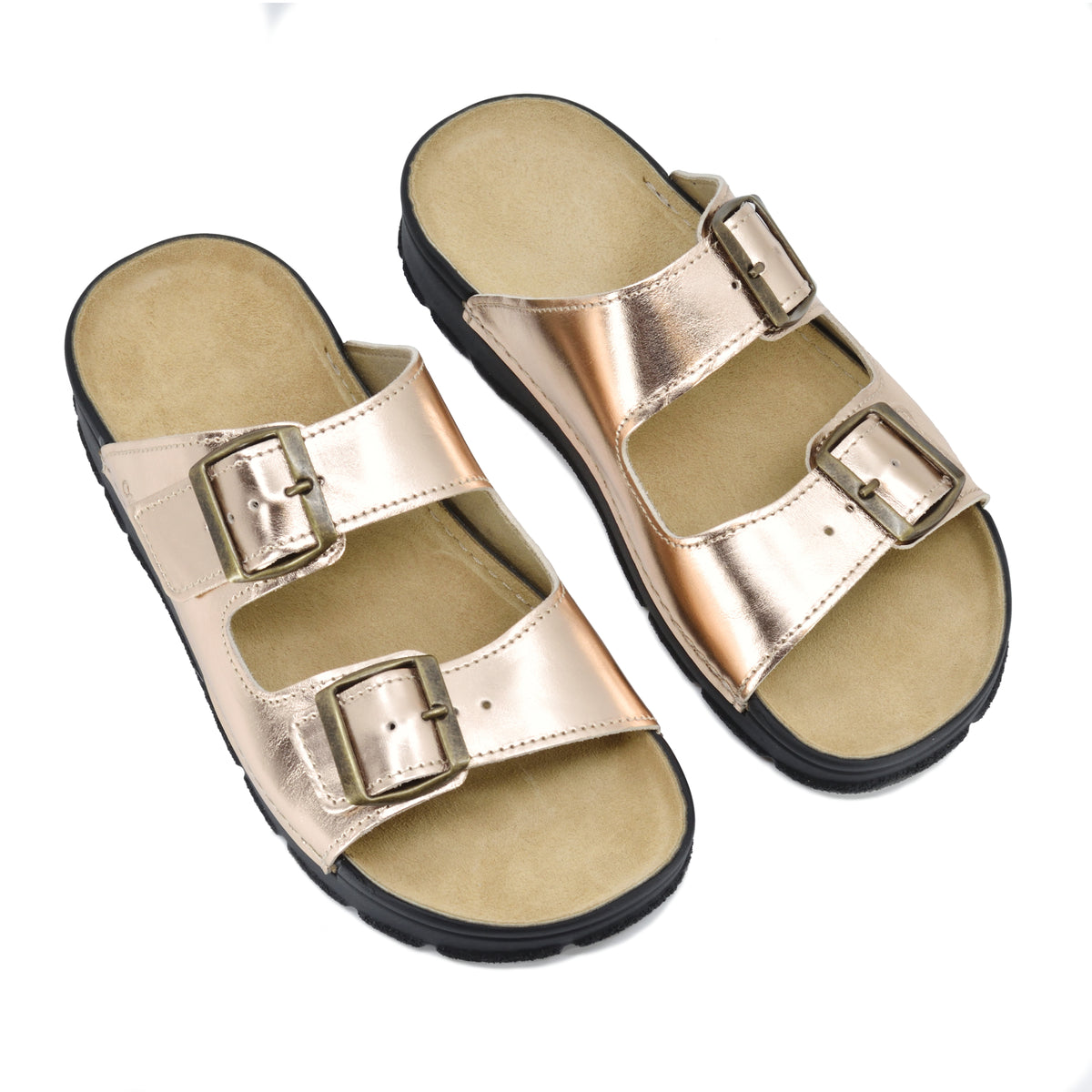 Meeliku Damen-Sandalen – Roségold – Produktansicht 2