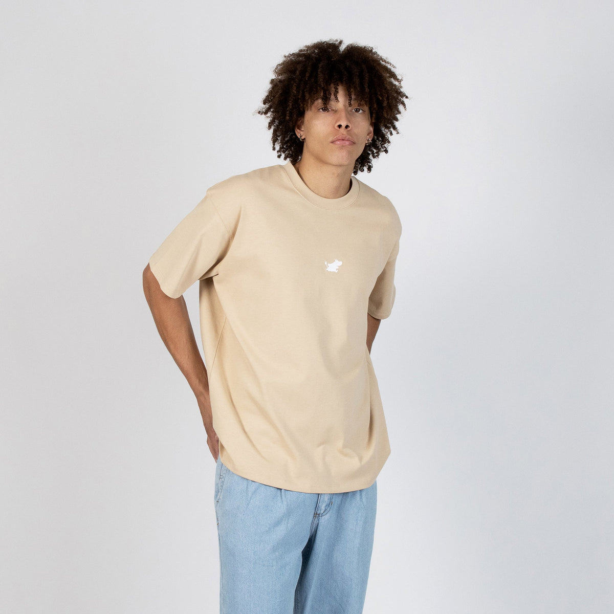 Schweres T-Shirt Moomin Classics – Beige – Produktansicht 5