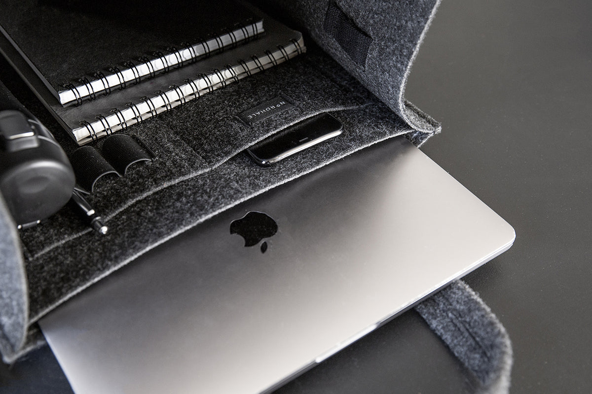 Bürotasche Holm – Schwarz – Produktansicht 4