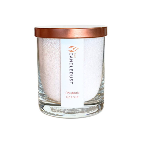 Pulverkerze im Glas – Rhubarb Sparkle 160 g