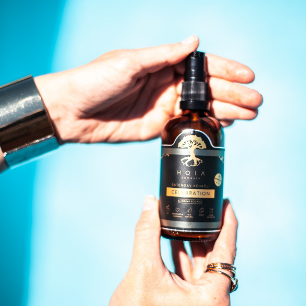 Schimmerndes Körperöl 100 ml – Detailansicht 2