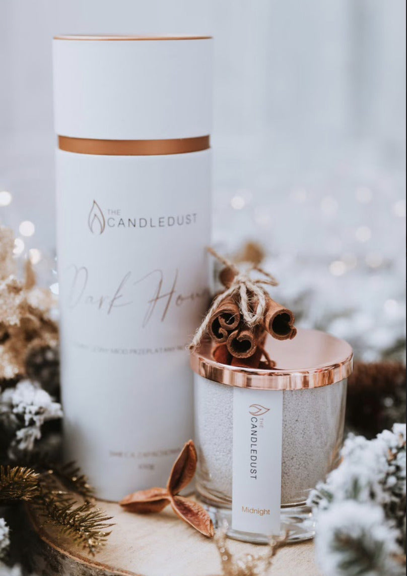 Pulverkerze im Glas – Nordic Lights 160 g – Detailansicht 5