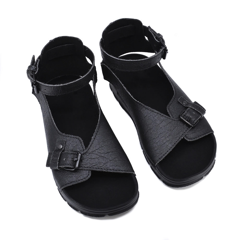 TOKU Athens Vegan Sandalen – Schwarz – Produktansicht 2