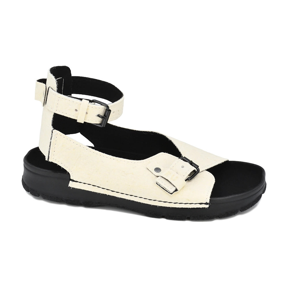 TOKU Athens Vegan Sandalen – Weiß – Detailansicht 3