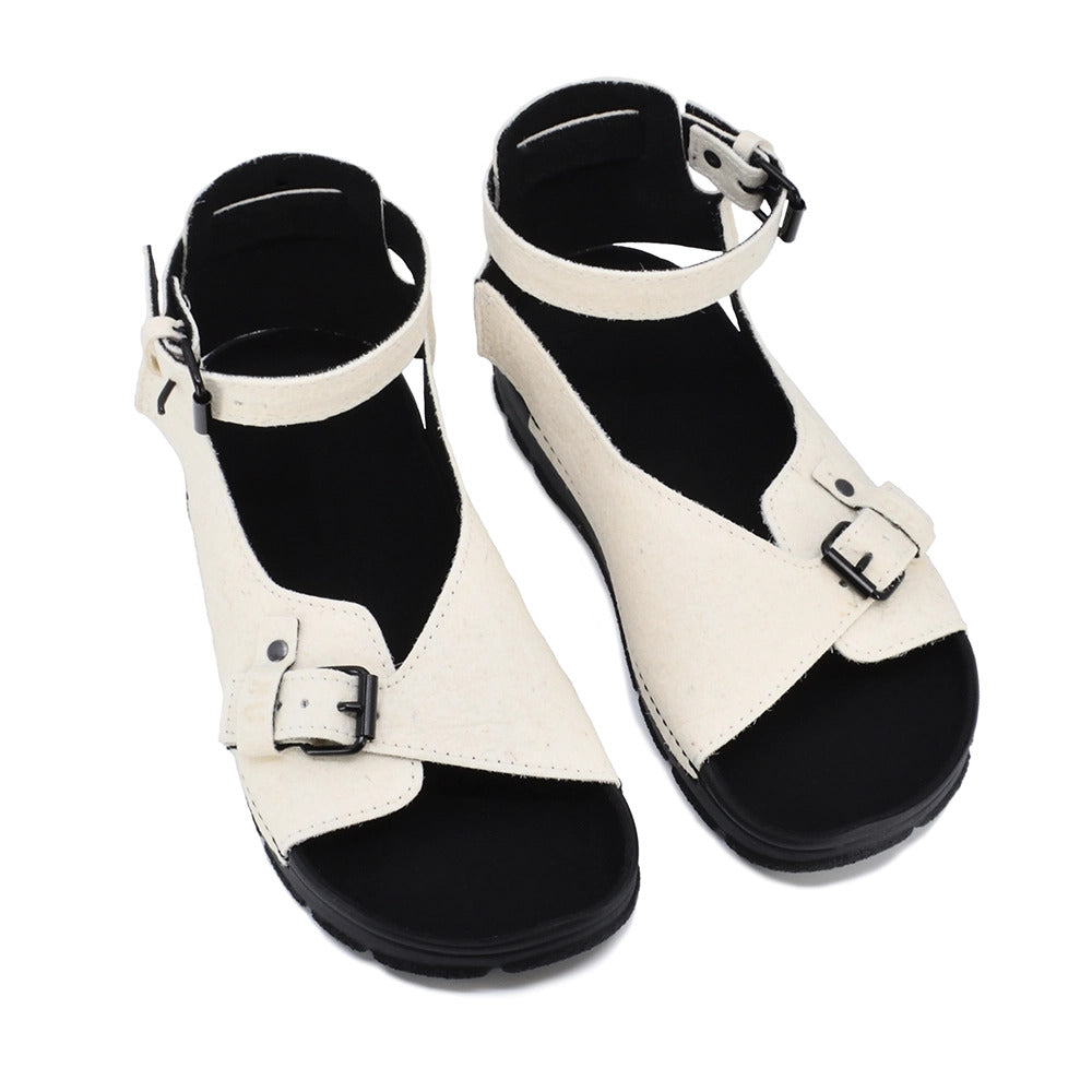 TOKU Athens Vegan Sandalen – Weiß – Produktansicht 2