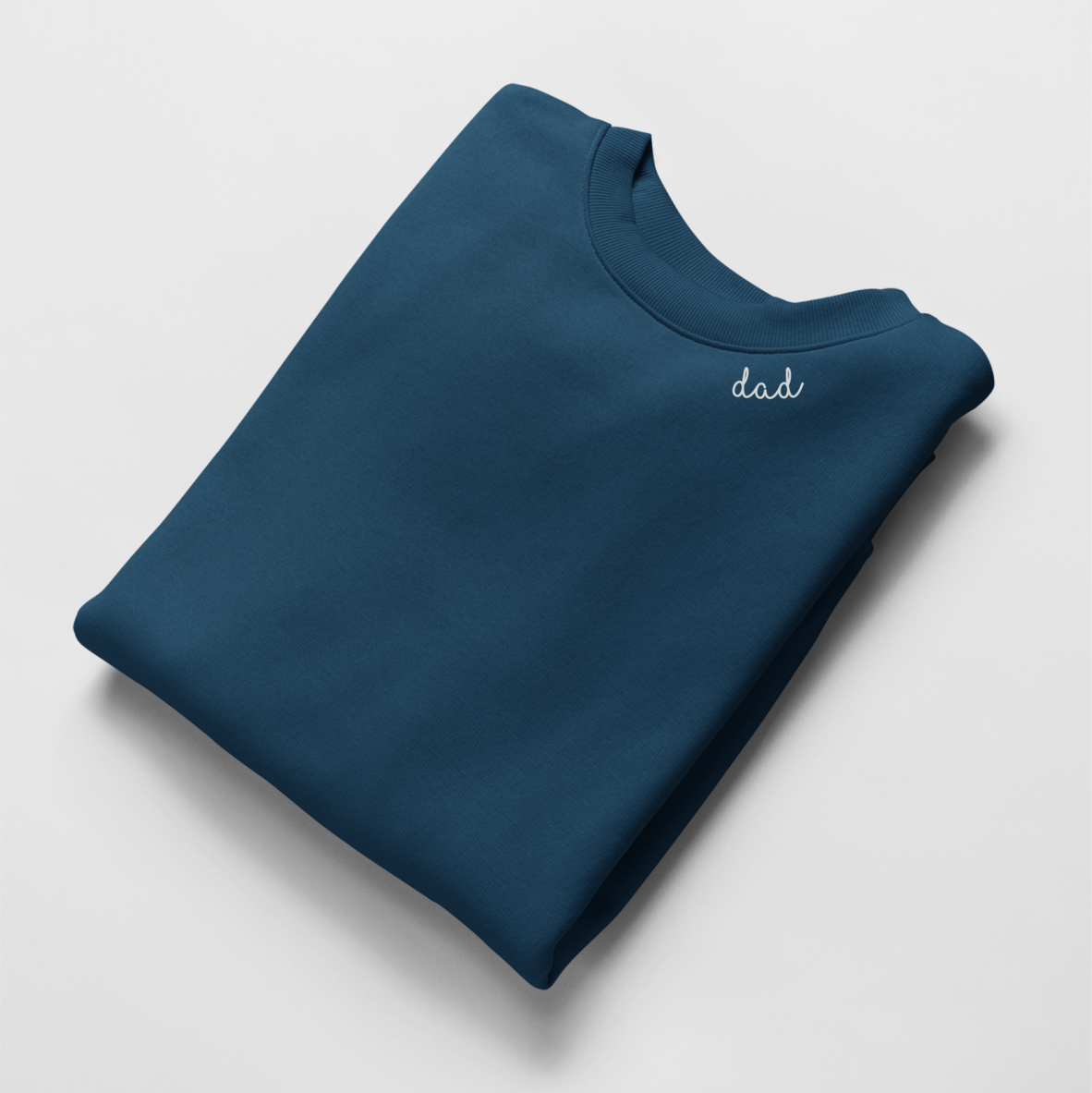 Unisex-Sweatshirt Beebila Dad mit Kragenstickerei – Produktansicht 3