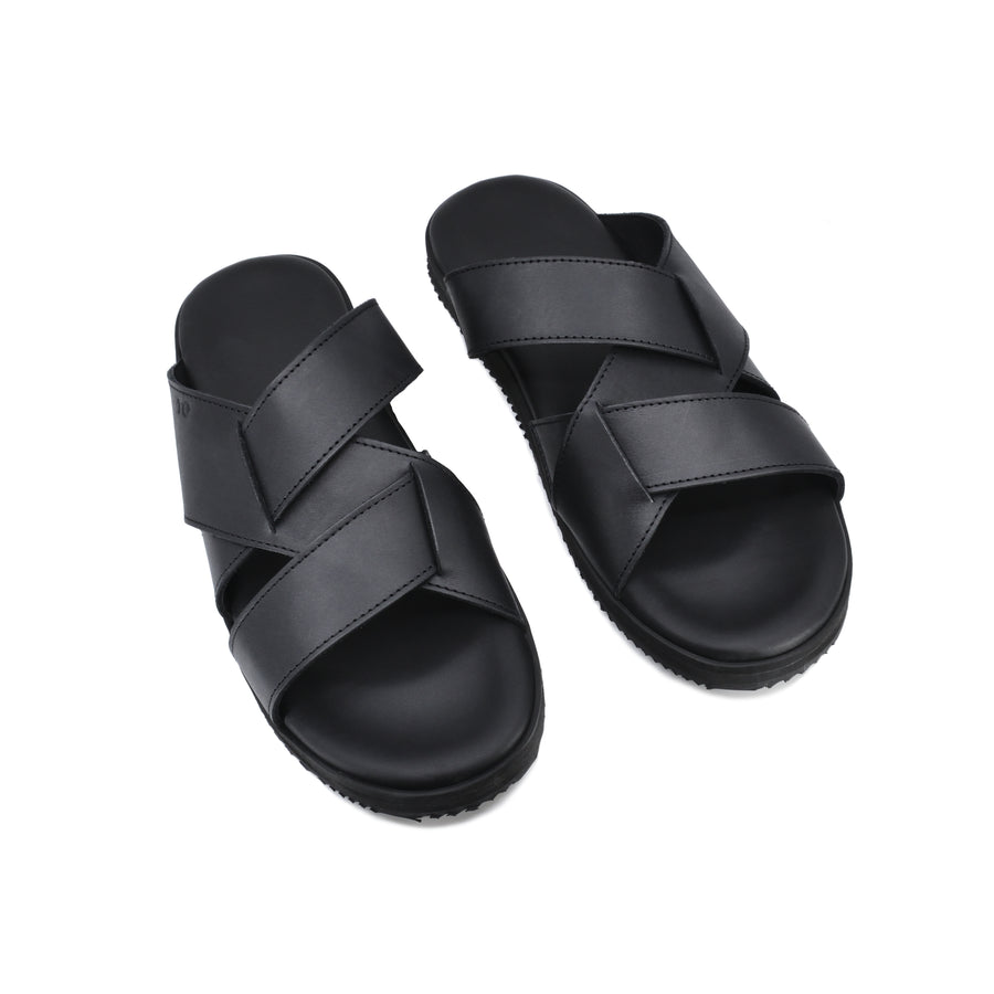 Helsinki Herren-Sandalen Schwarz