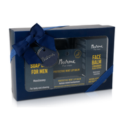 Natürliches Gesichtspflege-Geschenkset für Herren
