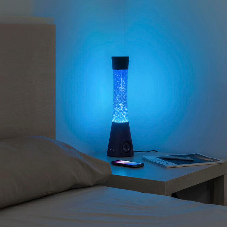 InnovaGoods Flow Lamp Lavalampe mit Bluetooth-Lautsprecher