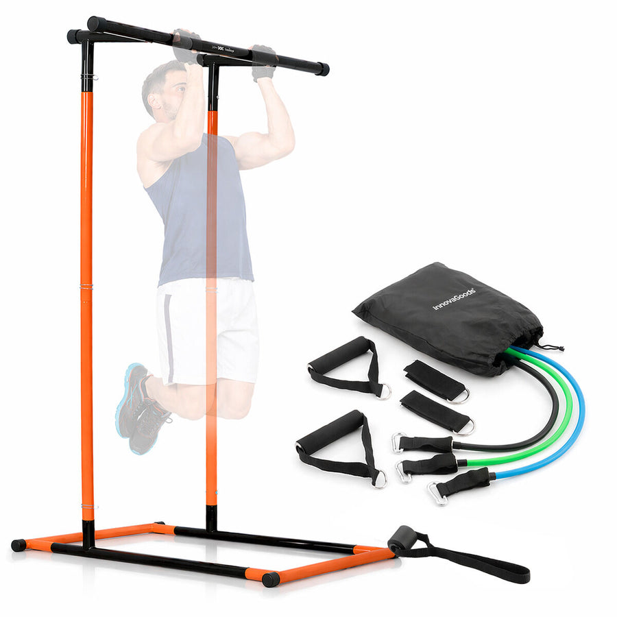 Set Klimmzugstation Fitness & Set Widerstandsbänder mit Zubehör & Trainingsanleitung