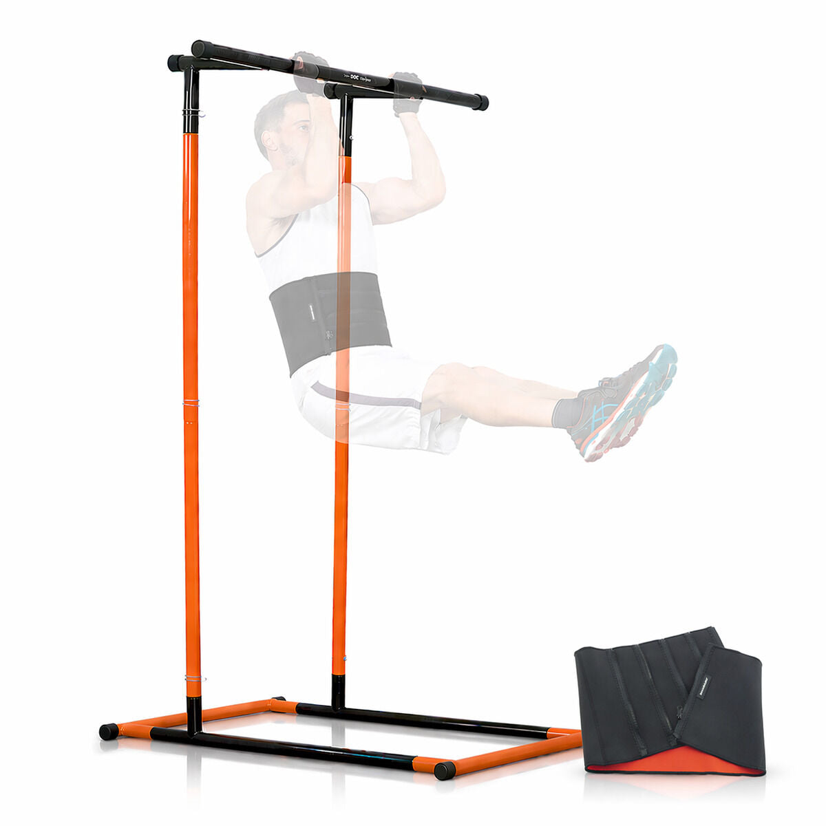 Set Klimmzugstation Fitness, Taillengurt Sauna-Effekt und Trainingsguide