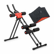 Set klappbare Bauchmuskelmaschine mit Übungsanleitung und Sauna-Sportgürtel