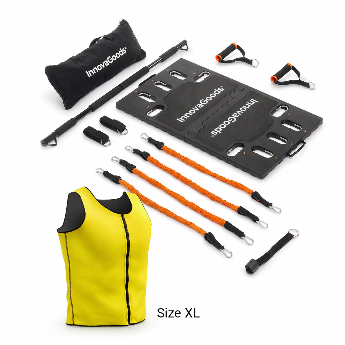 Lieferumfang von Trainingssystem & Sauna-Sportweste XL