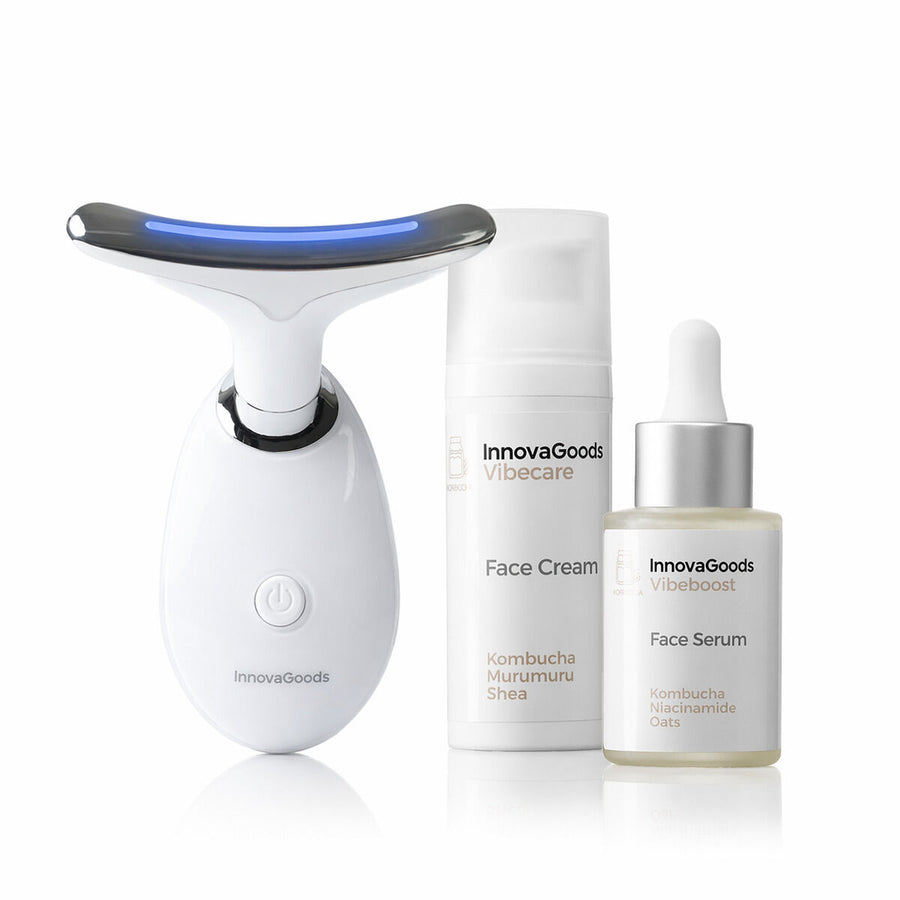 Pack Gesichtsmassager, Kombucha Gesichtsserum Vibeboost 30 ml und Kombucha Gesichtscreme Vibecare 50 ml