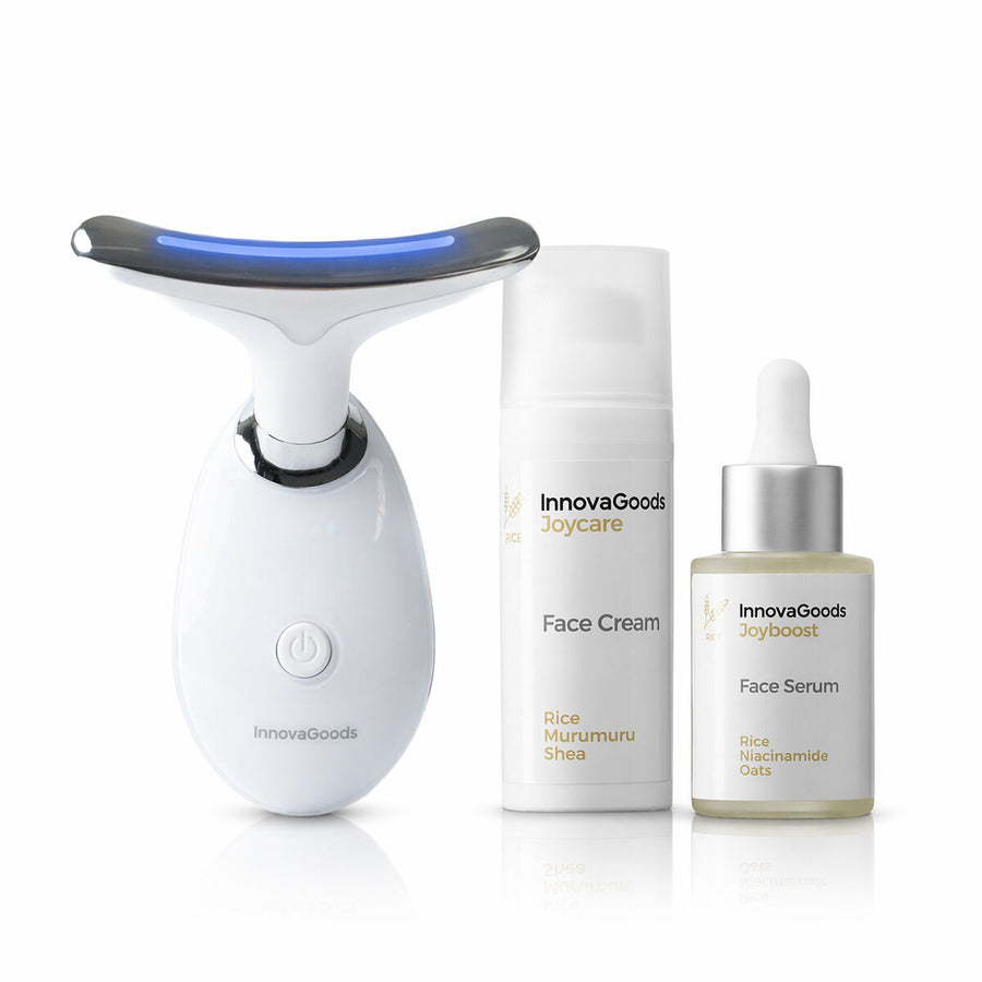 Pack Gesichtsmassagegerät, Gesichtsserum Rice Joyboost 30 ml und Gesichtscreme Rice Joycare 50 ml