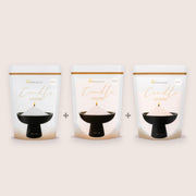 A Nachfüllung Trio, Midnight, Champagne Rhubarb, Breeze, 3 × 350 g