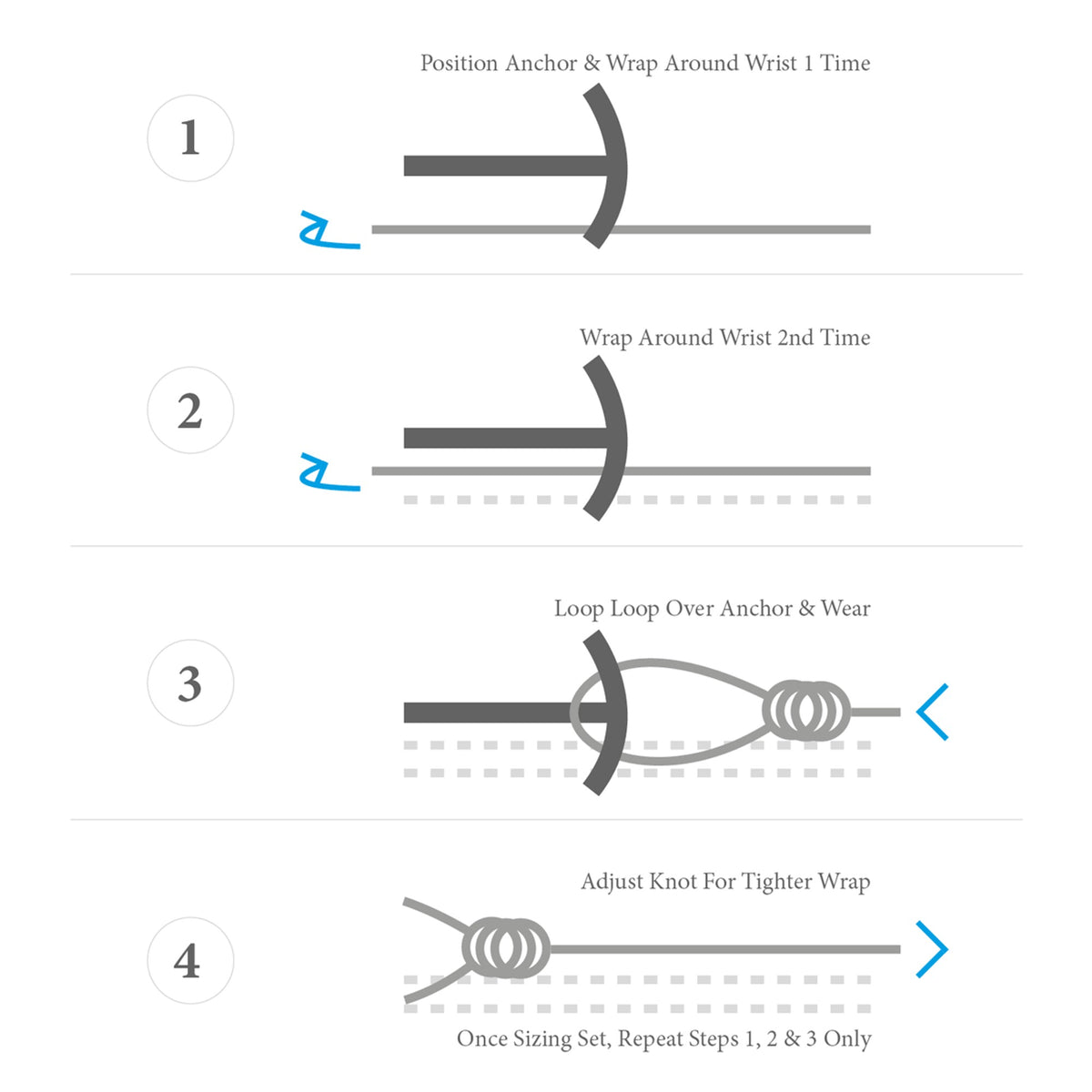 Admiral Anchor Silberarmband aus flachem Leder – Dunkelbraun – Produktansicht 4
