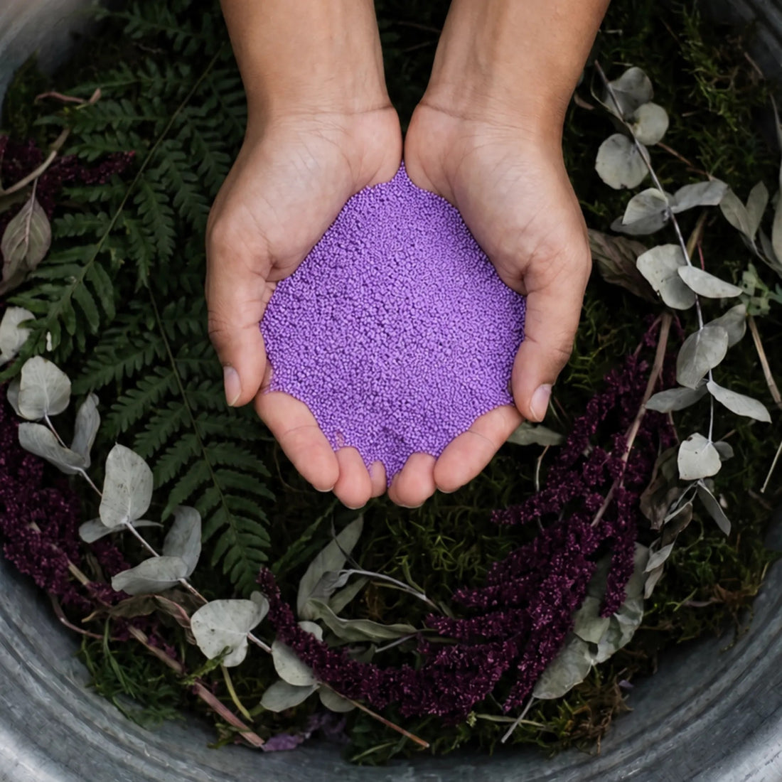 Amethyst Duftfreies Kerzenpulver – Nachfüllung, 1 kg – Detailansicht 5
