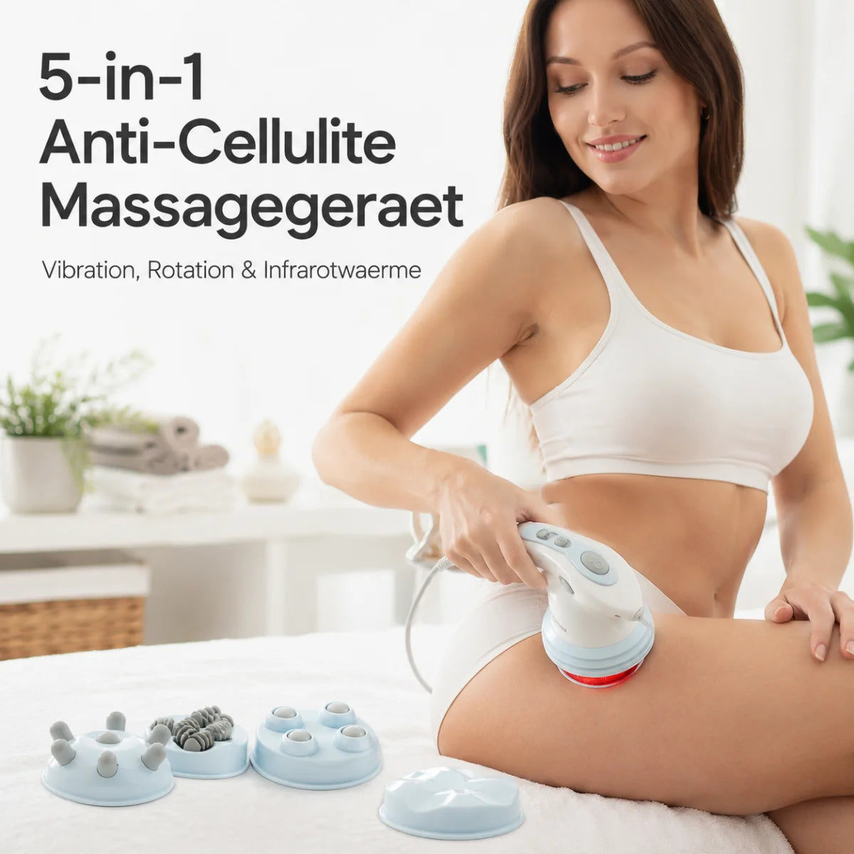 Massagegerät 5 in 1 mit Infrarotwärme – Produktansicht 2
