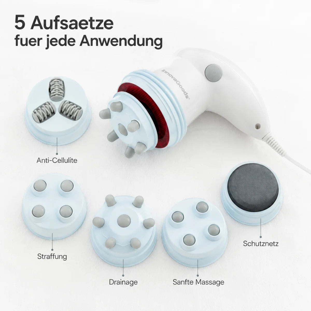 Massagegerät 5 in 1 mit Infrarotwärme – Produktansicht 4