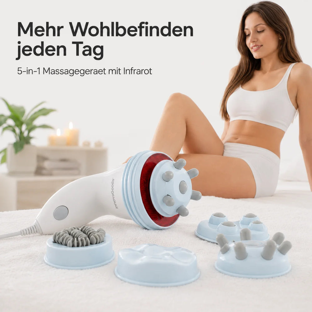Massagegerät 5 in 1 mit Infrarotwärme – Detailansicht 5