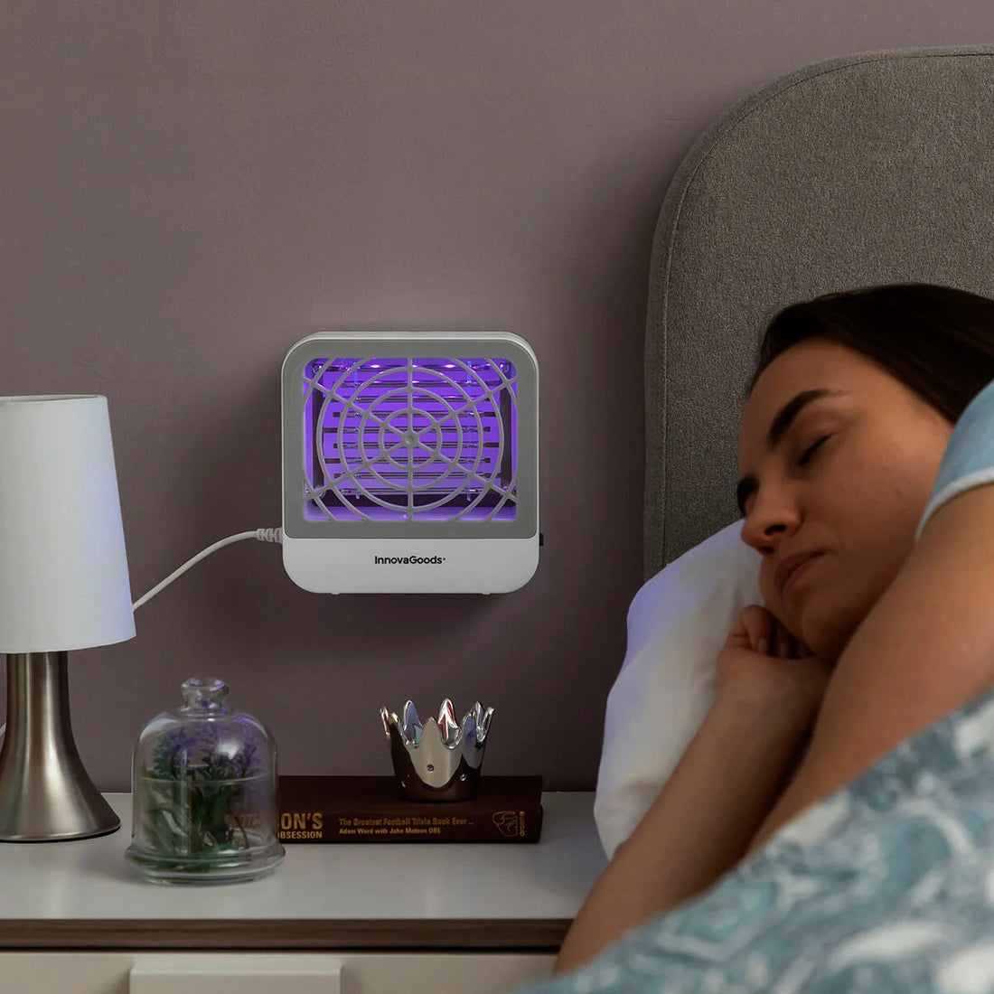 Anti-Mücken-Lampe KL Box mit Wandhalterung – Detailansicht 4